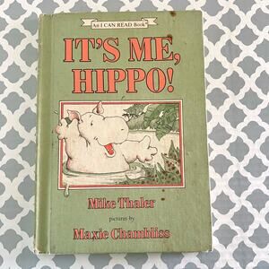 Vintage 1983 It's Me Hippo! Hardcover Book Pre-Loved